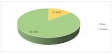 Respondents’ structure - gender criteria