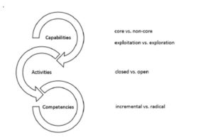 Input-process-output model for simulating innovation strategies