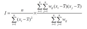 spatial autocorrelation measure